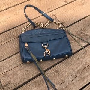 Rebecca Minkoff Mini MAC Blue Crossbody Bag